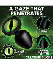Creature Eye Green Eye Silicone Butt Plug - Small