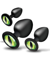 Creature Cocks - Creature Eyes Green Eye Silicone Butt Plug Set