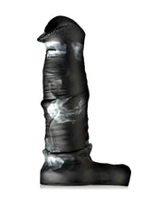 Creature Cocks Stallion 1' Silicone Penis Extension - Black/Silver Large