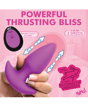 Bang! Thrusting & Vibrating Butt Plug - Black