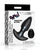 Bang! Thrusting & Vibrating Butt Plug - Black