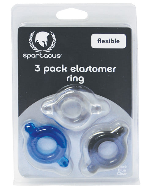 Spartacus Elastomer Cock Ring Set