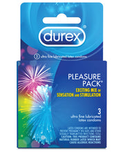 Durex Condom Pleasure Pack - Box of 3