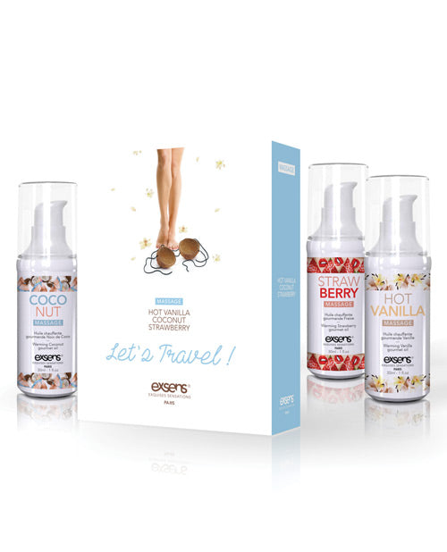 Exsens Of Paris Let's Massage Oil Set