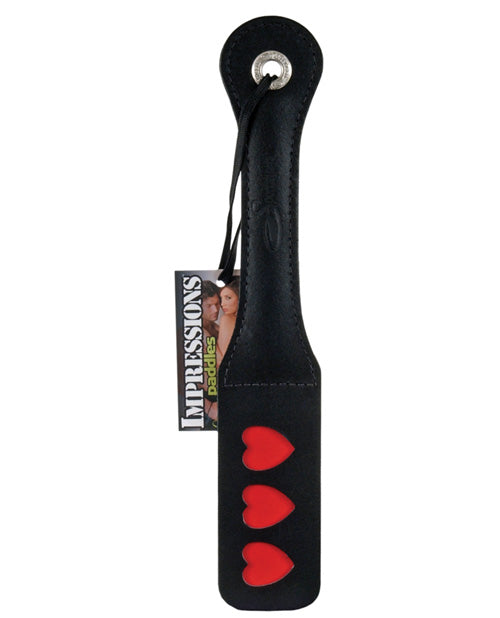 Sportsheets 12' Leather Heart Impression Paddle