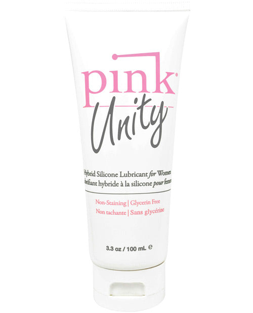 Pink Unity Hybrid Silicone Based Lubricant - 3.3 oz Tube