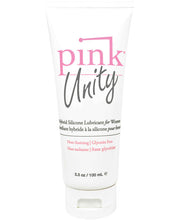 Pink Unity Hybrid Silicone Based Lubricant - 3.3 oz Tube