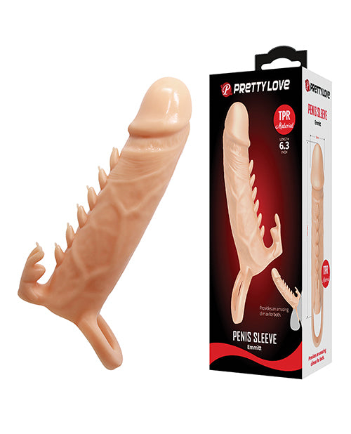 Pretty Love Emmitt 6.3' Penis Sleeve - Ivory