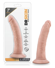 Blush Dr. Skin 7' Cock w/Suction Cup - Vanilla