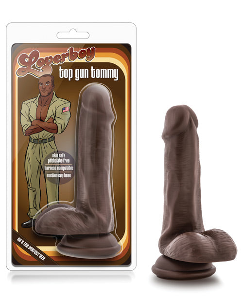 Blush Coverboy Top Gun Tommy 6' Realistic Cock - Chocolate