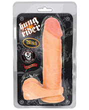 Blush Hung Rider Mitch 8' Dildo w/Suction Cup - Flesh