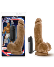 Blush Coverboy the Boxer 9' Vibrating Realistic Cock - Mocha