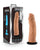 Blush Lock On 8' Argonite Dildo w/Suction Cup Adapter - Mocha