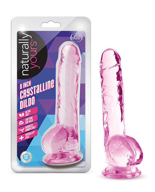 Blush Naturally Yours 8' Crystalline Dildo