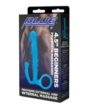 Blue Line C & B 4.5' Beginners Prostate Massager - Jelly Blue