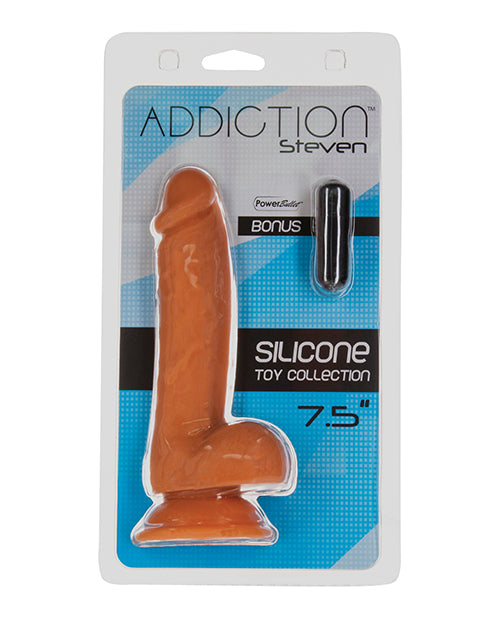 Addiction Steven 7.5' Dildo - Caramel