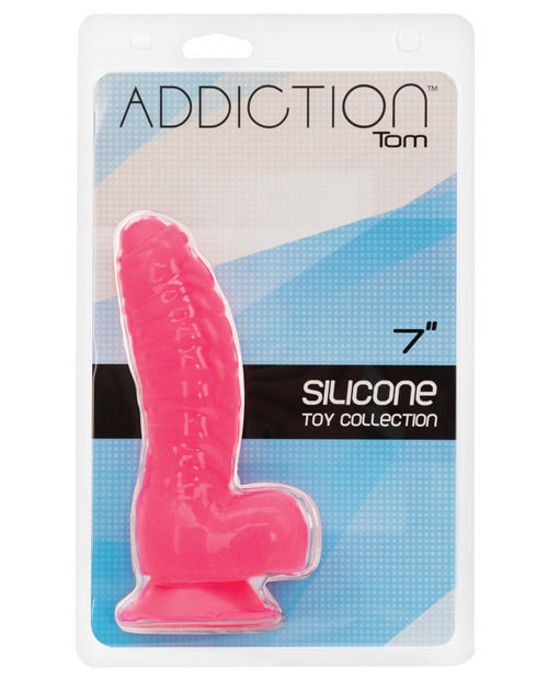 Addiction Tom 7' Dildo - Hot Pink