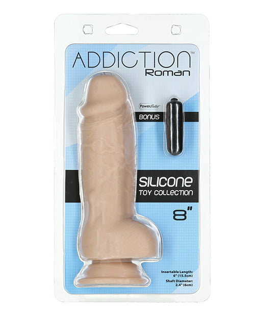 Addiction 8' Roman Dildo - Beige