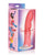 Curve Toys Simply Sweet 7' Wavy Silicone Dildo - Pink/White