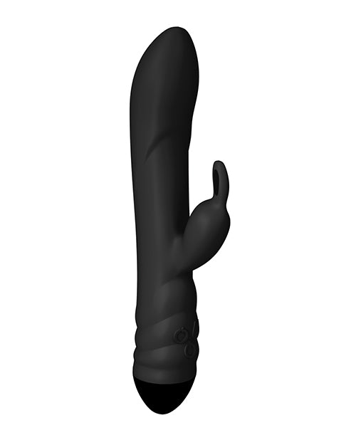 Adrien Lastic Twister Clitoral Sucker & Vibrating Rabbit - Black