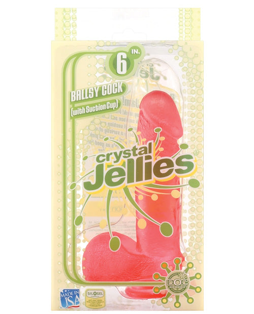 'Crystal Jellies 8'' Ballsy Cock'