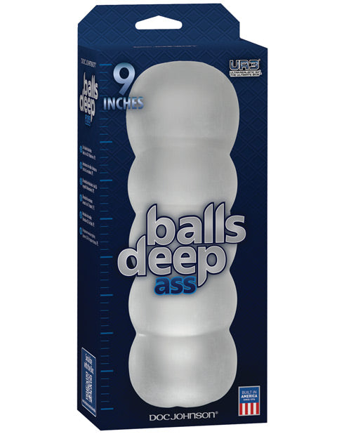 Balls Deep The Bad Ass 9' Stroker - Frost