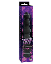 Black Magic 7' Ribbed Vibe