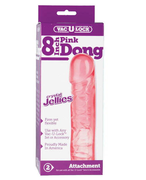 Vac-U-Lock 8' Crystal Jellie Pink