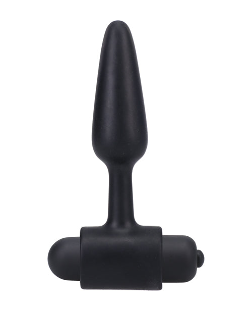 In A Bag 3' Vibrating Butt Plug - Black