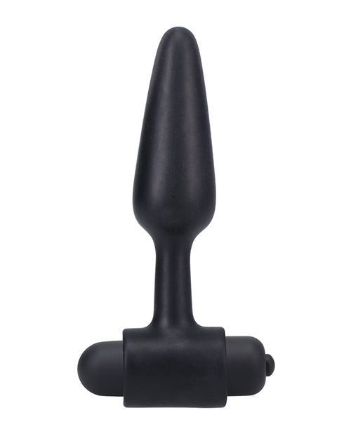 In A Bag 4' Vibrating Butt Plug - Black