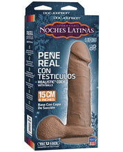 Noches Latinas Ultraskyn Pene Real Con Testiculos 6 ' - Caramel