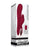 Evolved Inflatable Bunny Dual Stim Rechargeable - Burgundy