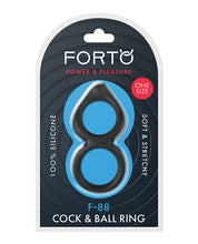 Forto F-88 Double Ring Liquid Silicone Cock Ring