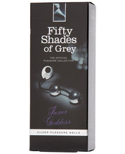 Fifty Shades of Grey Inner Goddess Silver Metal Pleasure Balls