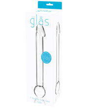 Glas 7' Realistic Head Glass Dildo - Clear