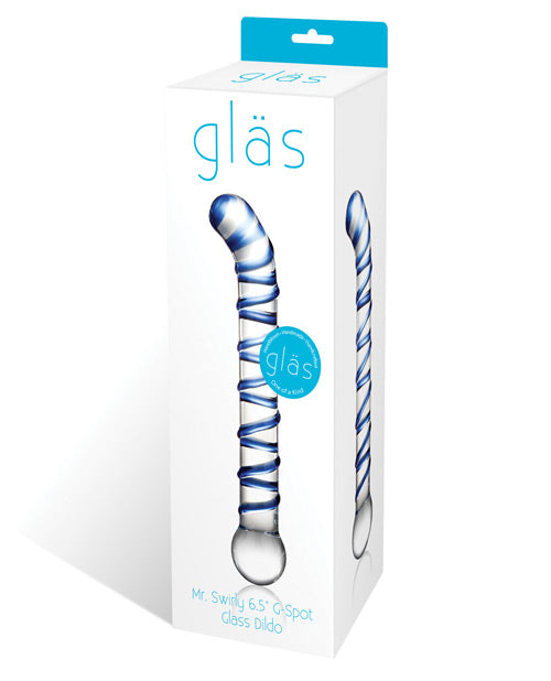 Glas Mr. Swirly 6.5' G-Spot Glass Dildo