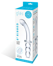 Glas 8' Ribbed G-Spot Glass Dildo