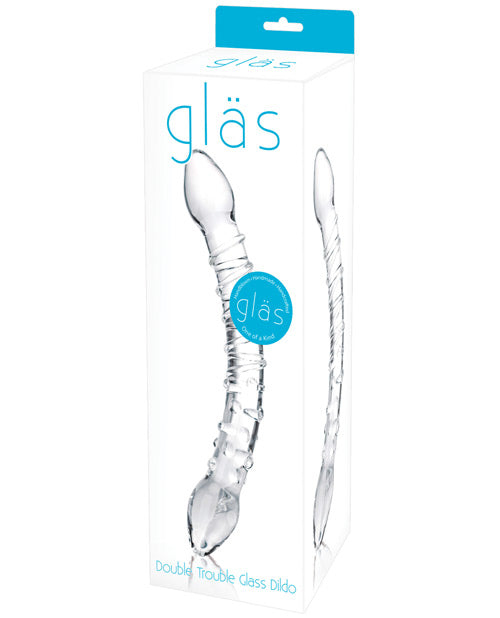 Glas Double Trouble Glass Dildo