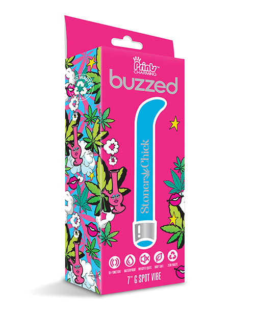 Buzzed 7' G-Spot Vibe  - Stoner Chick Blue