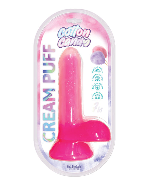 Cotton Candy Cream Puff 6' Dildo - Pink