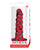 Collage Goth Girl Twisted Silicone Dildo