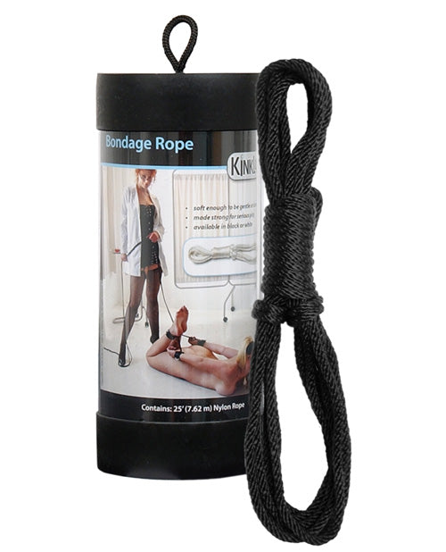 KinkLab 25' Bondage Rope - Black