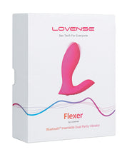 Lovense Flexer Dual Panty Vibrator - Pink