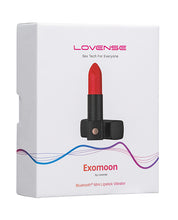 Lovense Exomoon Lipstick Vibe - Red