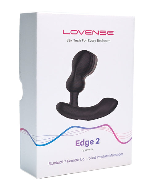 Lovense Edge 2 Flexible Prostate Massager - Black