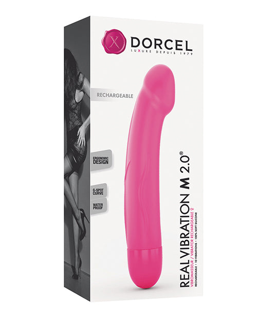 Dorcel Real Vibration M 8.6' Rechargeable - Pink