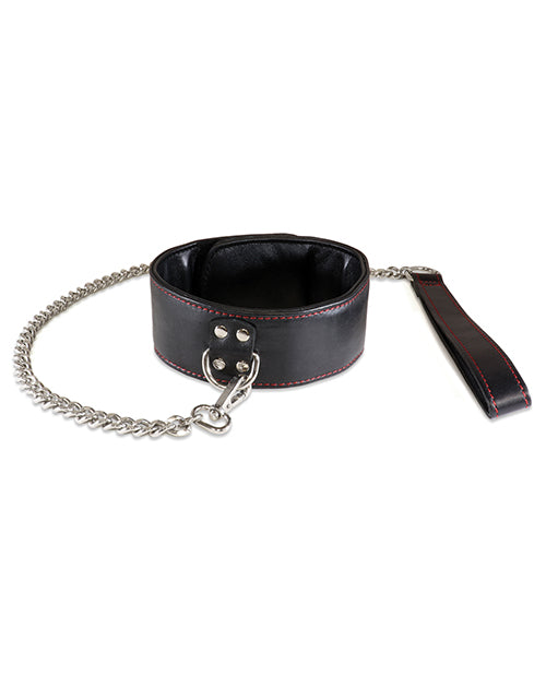 Sultra Lambskin 2' Collar w/24' Chain - Black