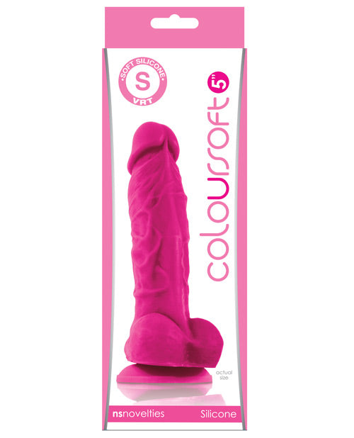 'Coloursoft 5'' Silicone Soft Dildo'