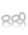 Oxballs Willy Rings - Clear Pack of 3