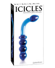 Icicles  No. 31 Hand Blown Glass - Blue G Spot